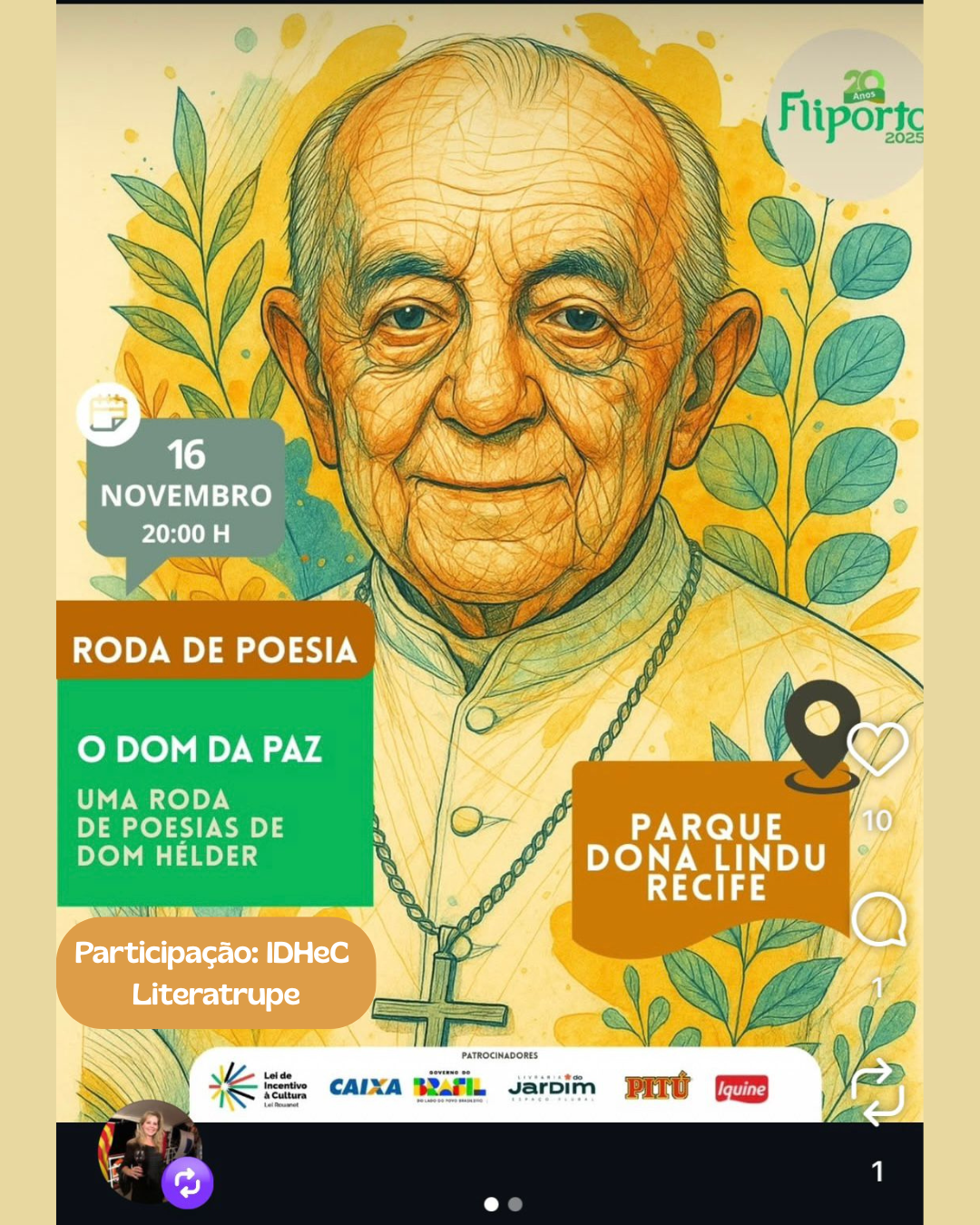 Está chegando a 20ª Edição da Fliporto